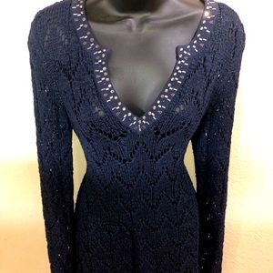 Women’s Sheer Sweater Tunic